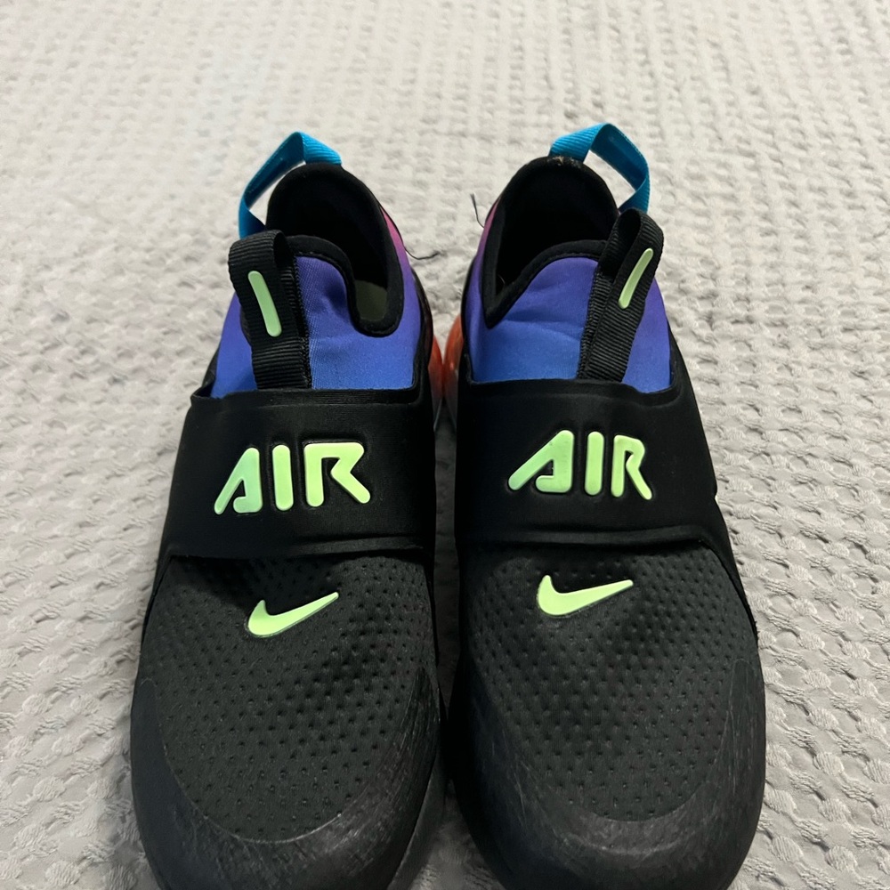 Nike Black and Purple Sneakers with Modern Design